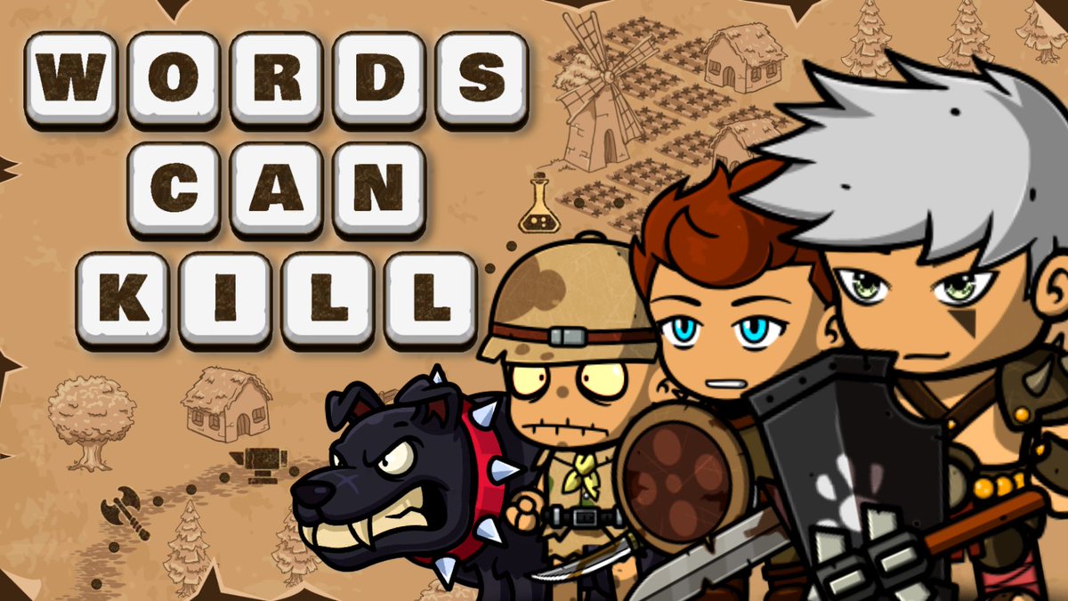 Words Can Kill = Roguelike Deckbuilder + Word Game tweet media
