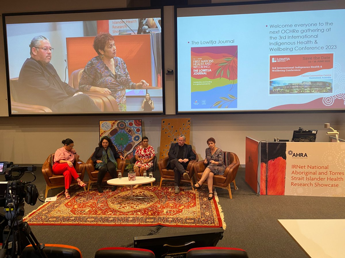LowitjaInstitut's tweet photo. "It's an opportunity for us to give back," Adjunct Professor @JanineMilera Mohamed in speaking about the new OCHRe national network - bringing together Indigenous researchers at #IRNET22
Sign up to find out more
https://t.co/gxGcd342RV https://t.co/EIk0nn0MIK