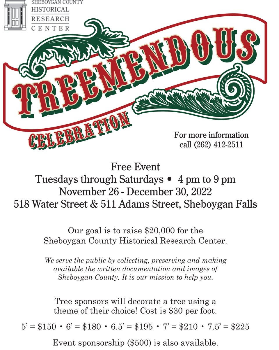 ResearchCenter2's tweet photo. A “Treemendous Celebration”is coming to the Research Center.  Friday, November 25 – Friday, December 30, the Center will display dozens of Christmas trees of various and eclectic themes.
    80 lighted trees inside the Center’s two facilities at 518 Water  and 511 Adams Street. https://t.co/SCqTqhzPvT