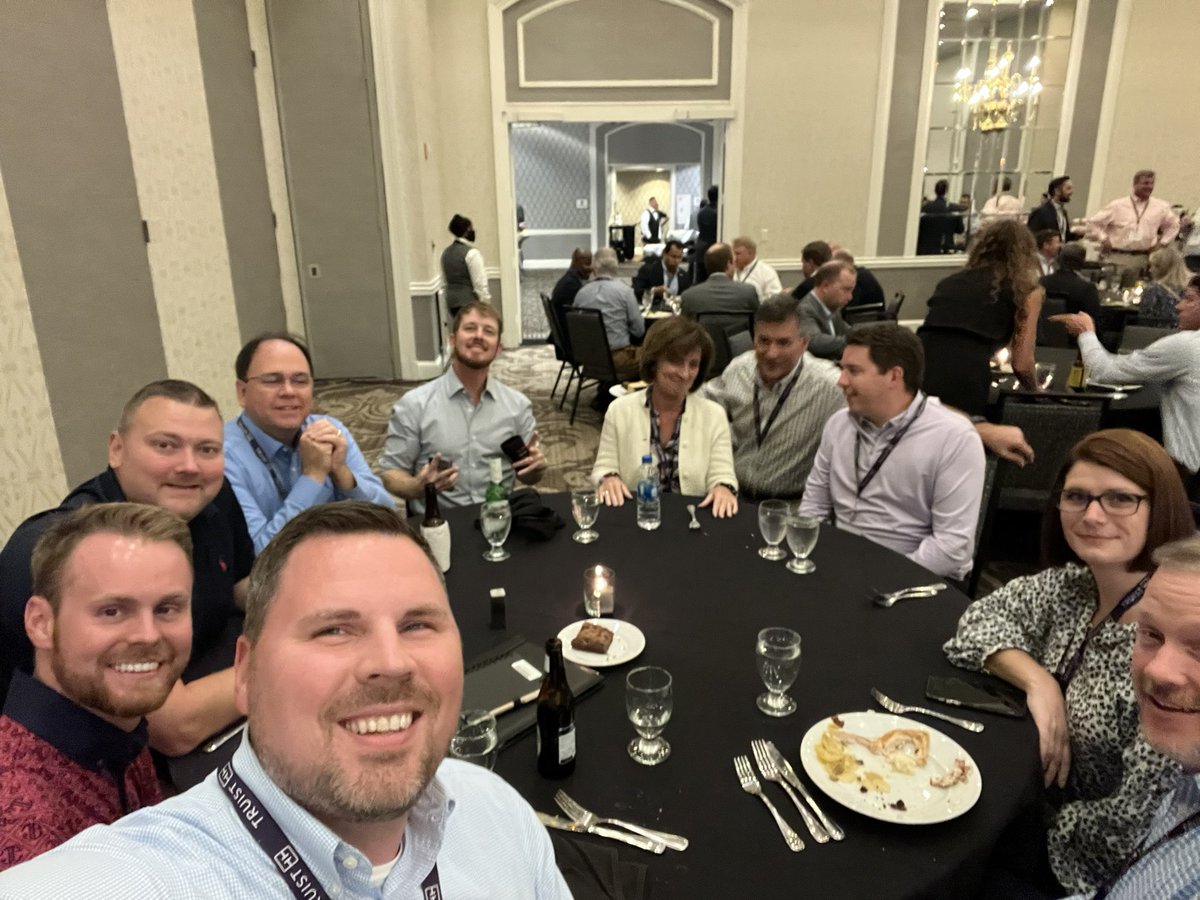 TheDrahos13's tweet photo. Some of the WV crew at this year’s revenue forum #truist #ccbrevenueforum2022 #wv https://t.co/LiQhfJknVy