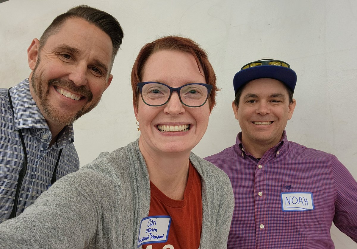 TheCariOBrien's tweet photo. I am beside myself excited to be sharing the same space with @noahlearner and @AaronWeiche this evening! If you're not @Rocket55Agency for tonight's @MnSEARCH event, you are missing out! https://t.co/SYRXYroceE