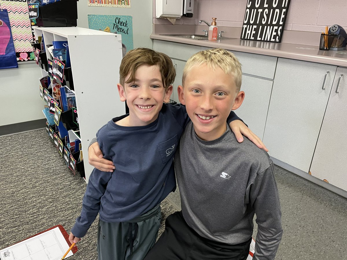 Getting to know our 4th grade buddies!