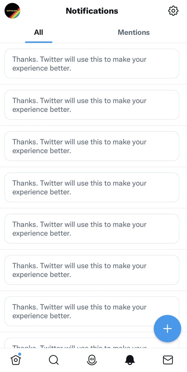 My notifications tab is basically a clone of my feed. Enough already, make the “See less often” button actually do something.