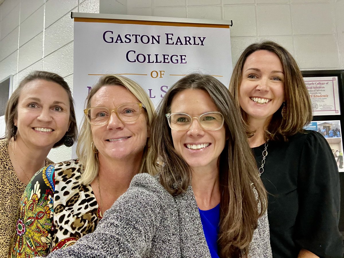 emlybrthomas's tweet photo. It’s back to high school for me. Day 2 of #Impact58 is all about the early college experience. @Gaston_College houses two early colleges on their campus - Gaston Early College High School (GECHS) and Gaston Early College of Medical Sciences (GECMS). https://t.co/kX37nfdRnL
