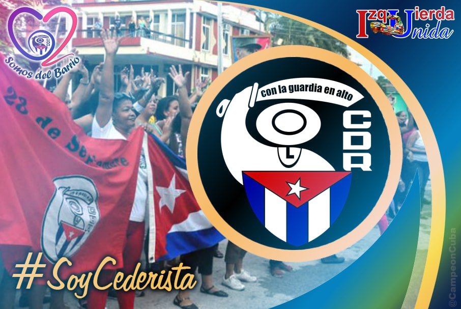 YamisleidyTerr1's tweet photo. Los CDR seguirán siendo trincheras de la Revolución Cubana,Vivan en el 62 aniversario.
#SoyCederista 
#SomosDelBarrio 
#FuerzaPinar 
#CubaViveyVence 
#CubaEsAmor 
@Cubacooperabol2 
@CDIDra_KellyAnn 
@AdanVillavicen5 https://t.co/blaF8ernuo