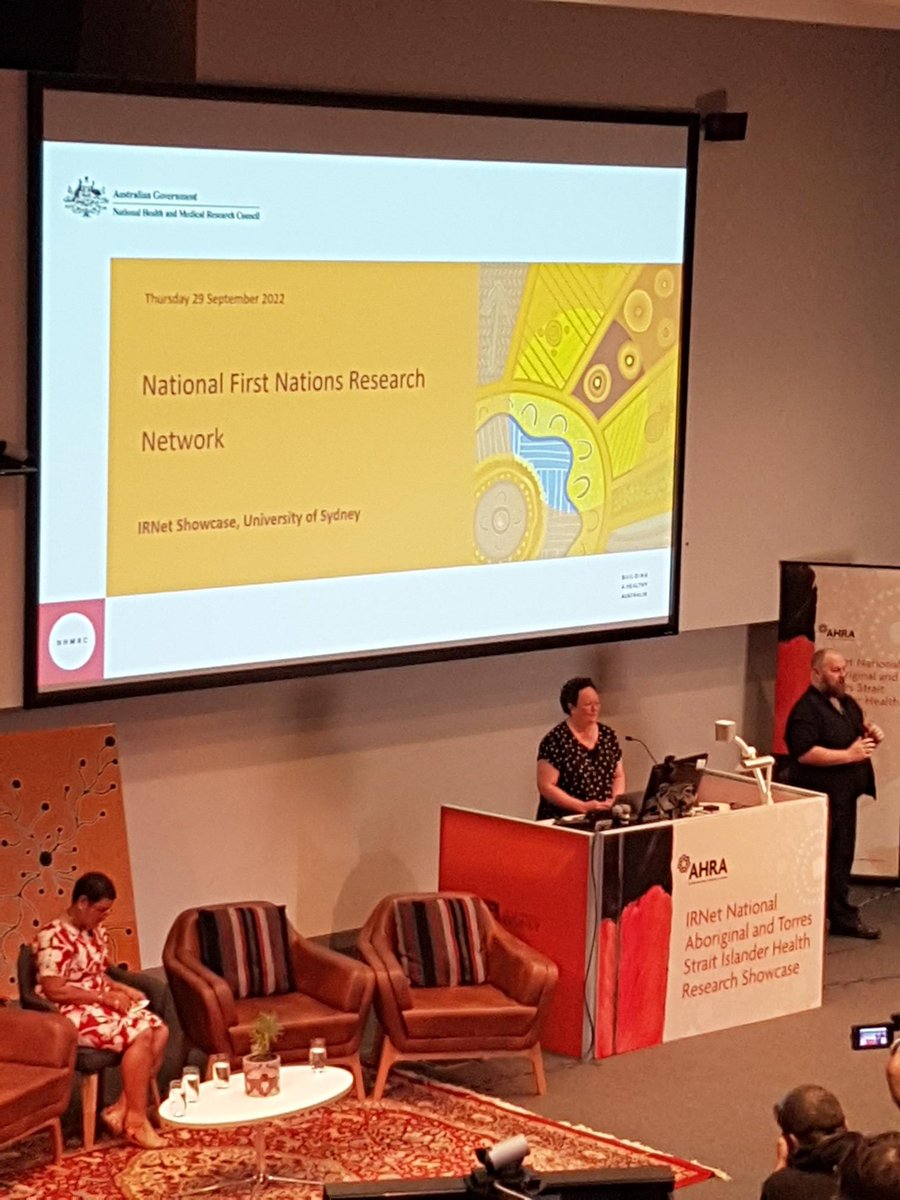 LowitjaInstitut's tweet photo. "When we step up, we lift up", Samantha Faulkner Director, Indigenous Health Advice of @nhmrc as we launch the National First Nations Research Network at #IRNET2022 https://t.co/EFAuOFTVmS