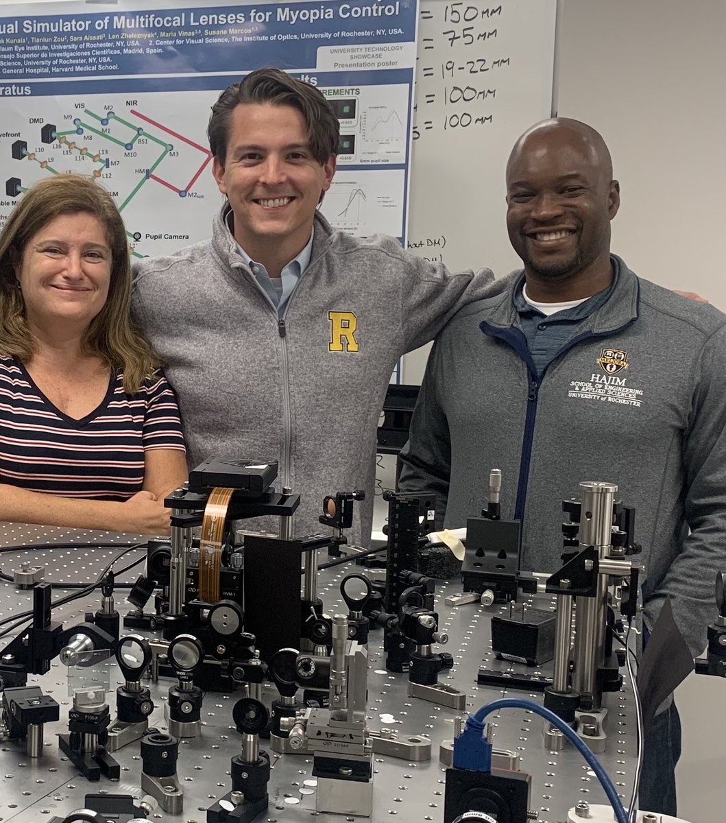 MarcoslabUr's tweet photo. Great visit with Derek Swanson &amp; Tyrone Jimmison ⁦ @UofR #Advancement #Hajim. Thanks for interest in #VisionResearch @MarcosLabUR ⁦@CvsUor⁩ ⁦@RochesterOptics⁩ ⁦@FlaumEye⁩ with societal impact. Looking forward to fruitful collaborations &amp; prospective donors 🙏 https://t.co/NBr8BsMy37