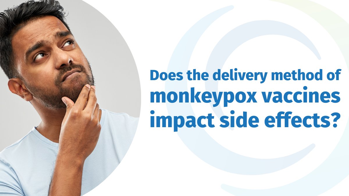 New AusVaxSafety data show individuals who receive the #monkeypox #vaccine via intradermal injection have a similar side effect profile as those who receive it via subcutaneous injection. Read more: bit.ly/MPX-intradermal