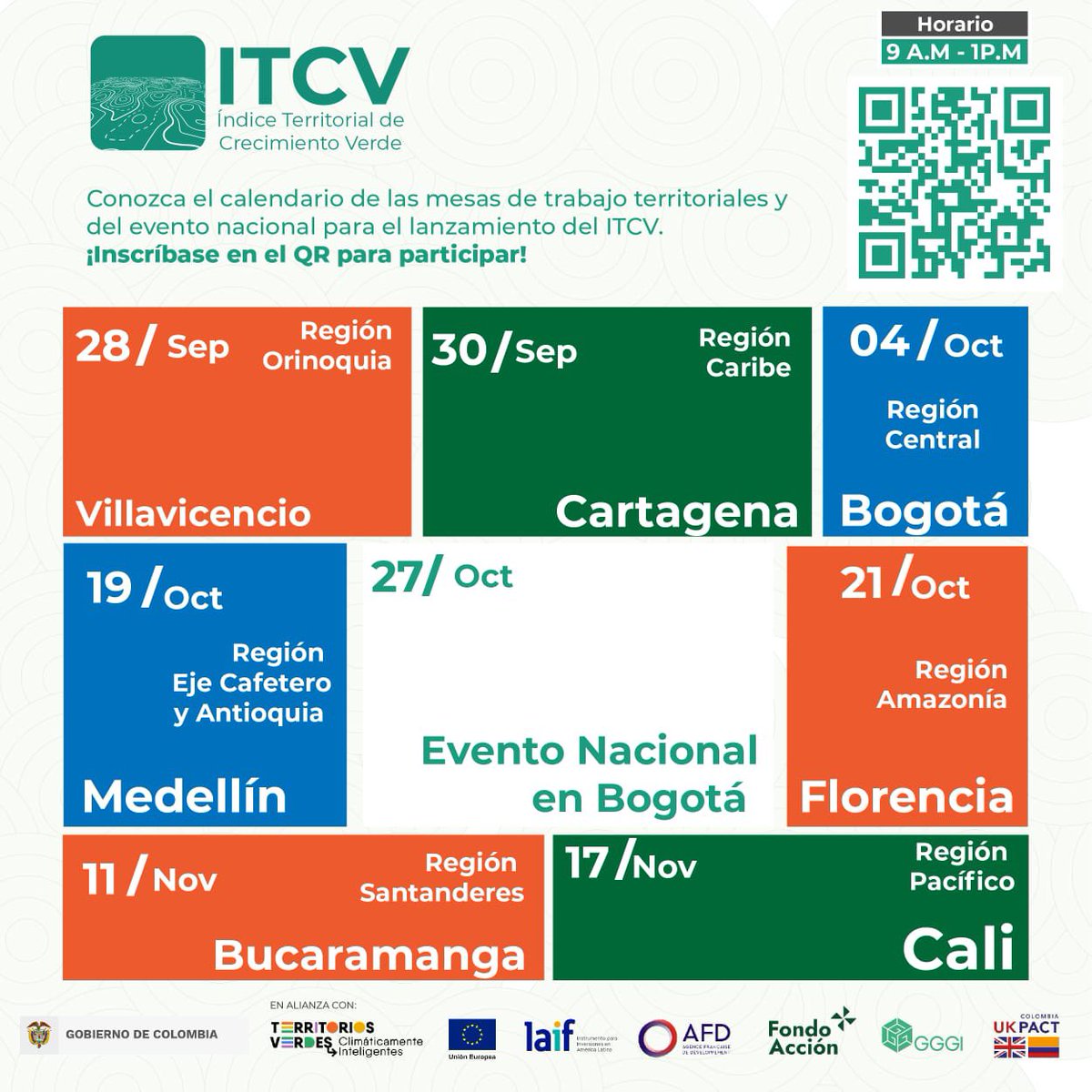 GGGICol's tweet photo. #ColombiaCreceVerde | ¡Nos preparamos para el lanzamiento del Índice Territorial de #CrecimientoVerde #ITCV!
Participaremos en las mesas de trabajo regionales en las que se presentará esta herramienta, la cual creamos con el @DNP_Colombia y el apoyo de #UKPACT.📊🌱
+Detalles👇 https://t.co/c28gMHb7pA