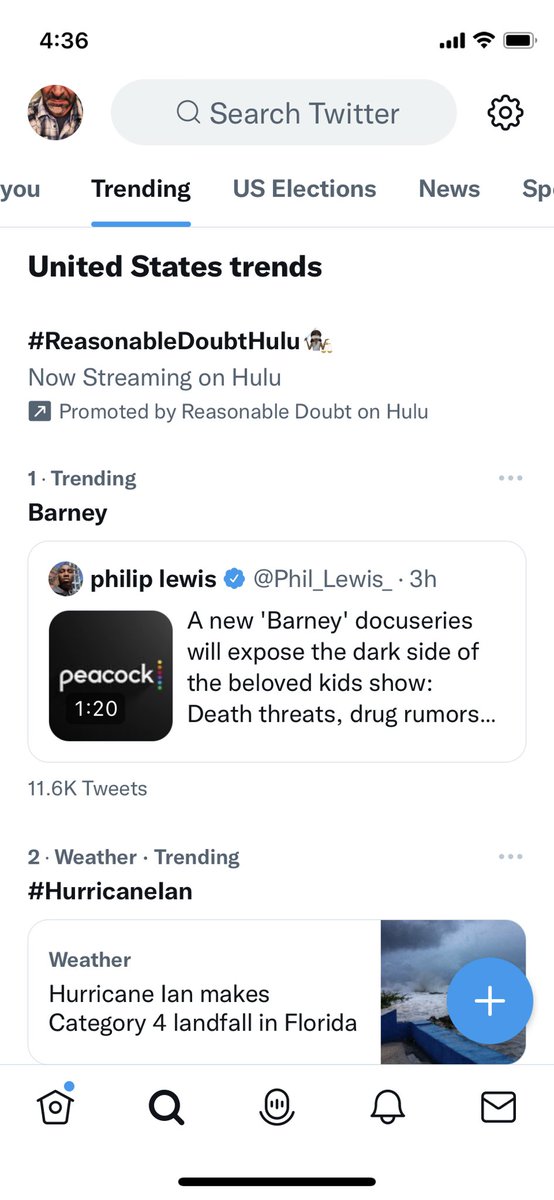 We are #1 Trending on Twitter right now.  #barney