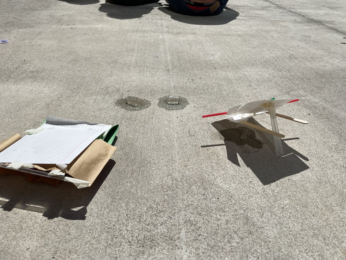 LamontClass's tweet photo. Building and testing sun shelters with Miss Lieberman’s 1st grade class! @PPSLessons @belmont_es https://t.co/2TBbNJw9bo