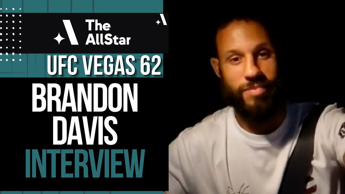KoreanJohn_'s tweet image. Caught up with Brandon Davis for @TheAllStarSport ahead of his return at #UFCVegas62 against Mana Martinez in Las Vegas. 

Davis explains adapting his style during knee injury, enters Martinez fight with an altered mindset

📺 youtu.be/fSzmk0AJdP4