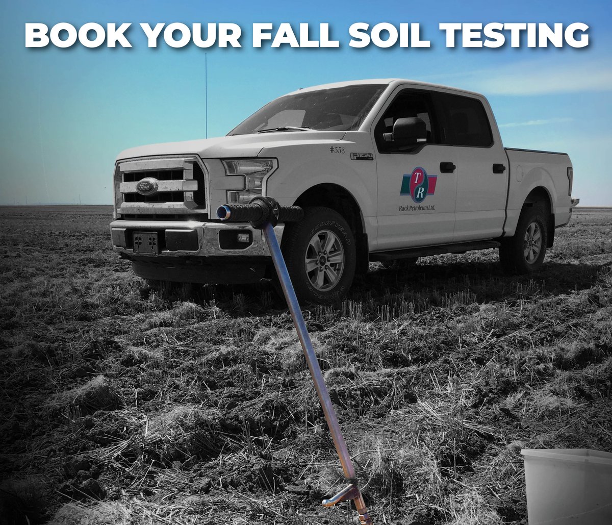 JACKfromTHERACK's tweet photo. Our trained advisors take accurate benchmarked soil samples from your fields to determine soil zone characteristics and nutrient levels. We will work with you to determine how to manage your soil and what fertility you need heading into spring. https://t.co/3a21xU7Sx3