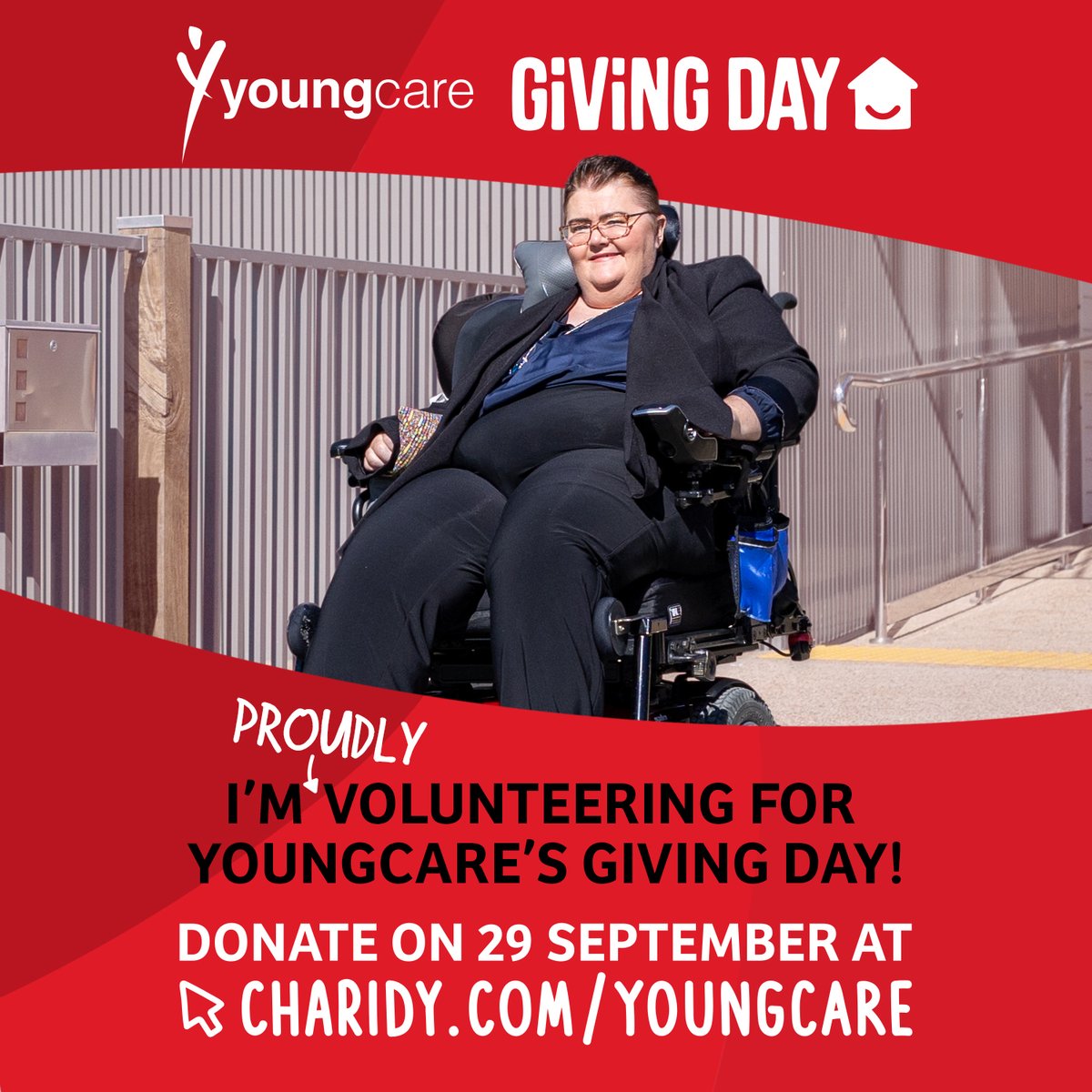 Today only, every dollar you donate to Youngcare Australia will be matched! That means your donation has double the impact. I'm excited to be supporting Youngcare’s Giving Day to help create change! Donate here and spread the word 👉 charidy.com/youngcare