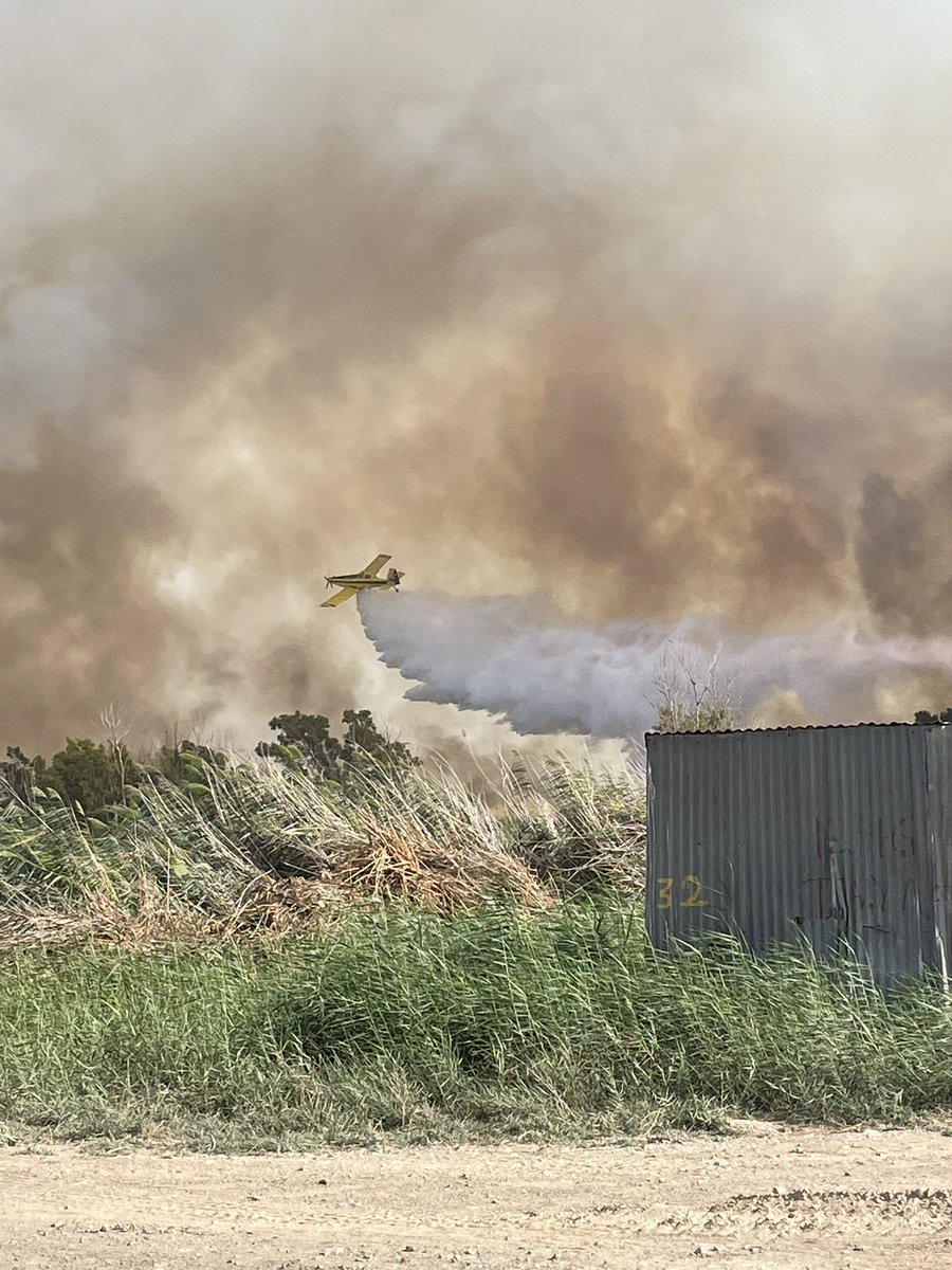 James23253244's tweet photo. Large fire at Fasouri Plantation on the Sovereign Base Area near Limassol Cyprus. 9 aircraft with ground to air communications from DFR/CFR Officers and support on the ground from DFR Episkopi- Red Watch, ROC F&amp;RS, Forestry Dept and Civil Defence. https://t.co/4QycP8udFK