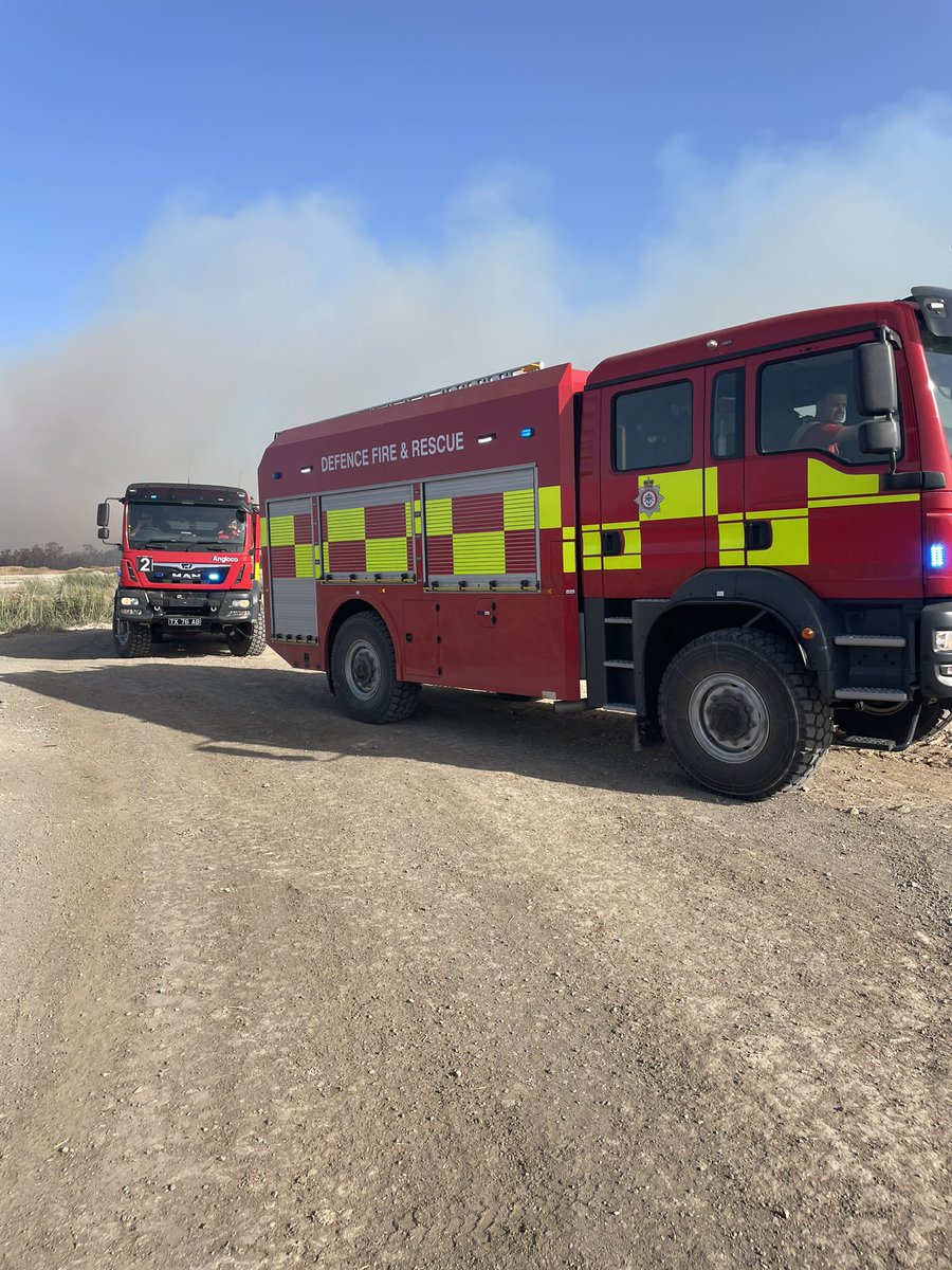 James23253244's tweet photo. Large fire at Fasouri Plantation on the Sovereign Base Area near Limassol Cyprus. 9 aircraft with ground to air communications from DFR/CFR Officers and support on the ground from DFR Episkopi- Red Watch, ROC F&amp;RS, Forestry Dept and Civil Defence. https://t.co/4QycP8udFK