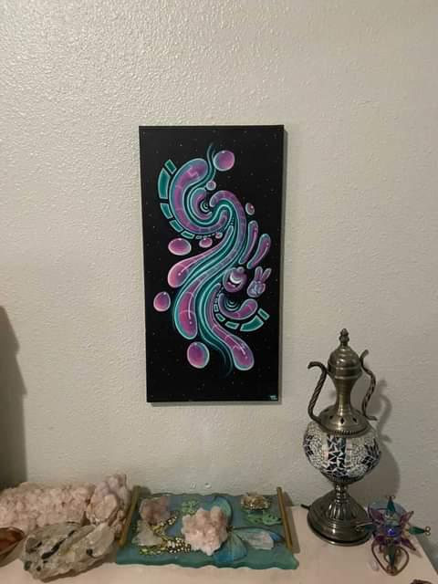 $200 to first person to comment sold (Peace the Fuck out) New painting available, I'll post size later. but I posted a reference photo for you guys till then. Let me know what you guys think