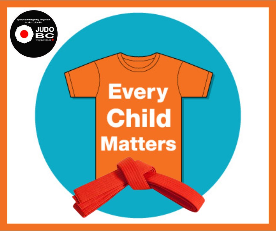 OfficialJudoBC's tweet photo. On Orange Shirt Day "Canada's National Day for Truth and Reconciliation", Sept 30th. Kokoro Judo has issued a challenge to all participants and instructors to wear an Orange Shirt under their gi, and an Orange Belt to commemorate the residential school experience.
#OrangeShirtDay https://t.co/CFwEh4WJ4v