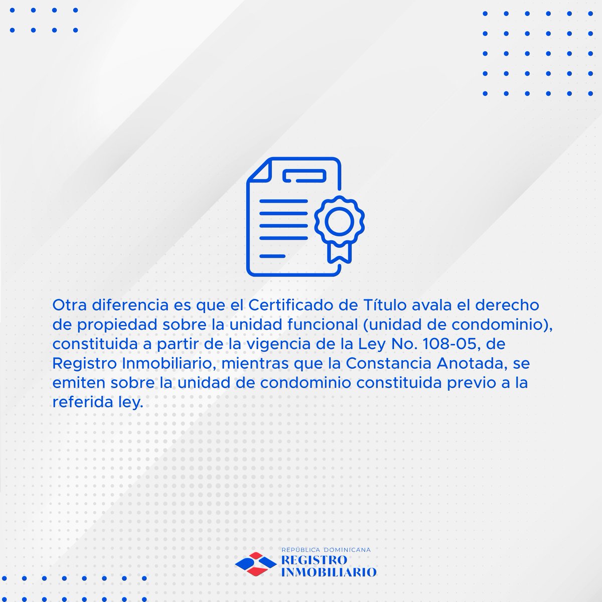 Registro Inmobiliario tweet media