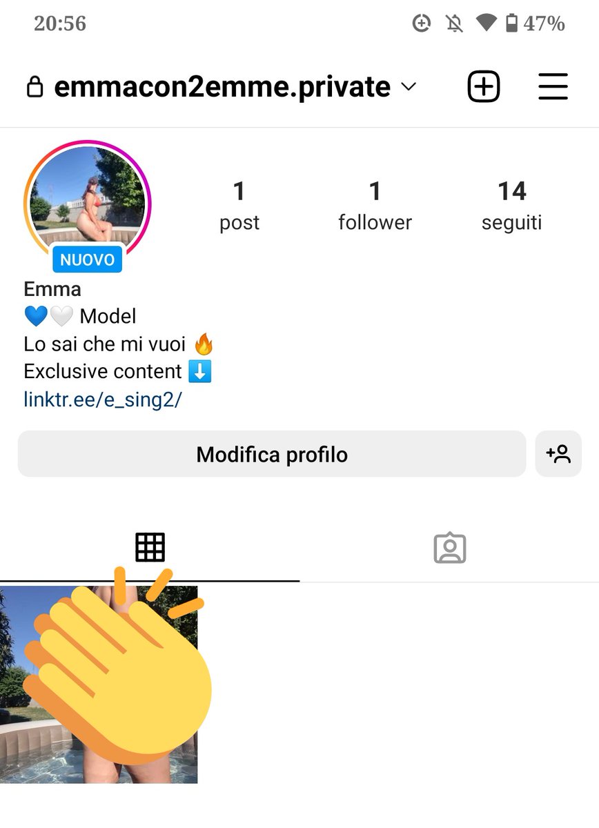 emma_singer22's tweet photo. Aperto il nuovo profilo PRIVATO dove posto anteprime più hot del solito 🔥

Corri a seguirmi, stasera accetto solo i primi 100! 

https://t.co/MedUidleWy https://t.co/kv0o5mbjDp