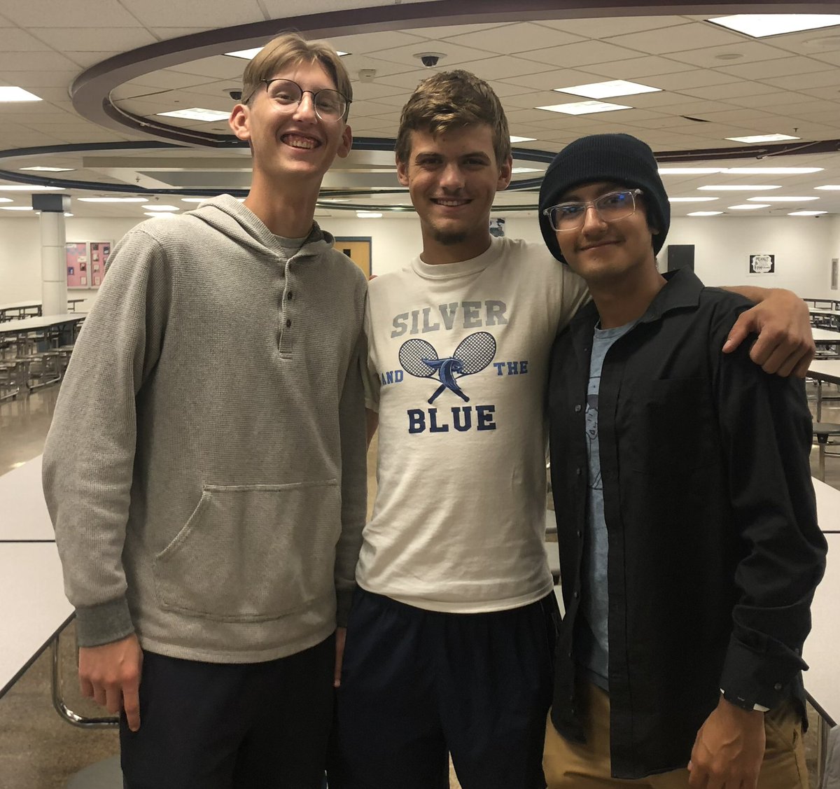 PMHS Tennis (@pmhstennis) on Twitter photo Celebrated team & individual successes last night at our annual dinner, catered by <a href="/PizzaJunkiezInc/">Pizza Junkiez</a>!
MVP: Kolton Wright
Coaches Award: Tyler Corbin
Mental Attitude: Isaiah Von Harten
Most Improved: Brock Hutson
More work to do tonight v. Shortridge in sectional semifinal! πͺπΎ Celebrated team & individual successes last night at our annual dinner, catered by <a href="/PizzaJunkiezInc/">Pizza Junkiez</a>!
MVP: Kolton Wright
Coaches Award: Tyler Corbin
Mental Attitude: Isaiah Von Harten
Most Improved: Brock Hutson
More work to do tonight v. Shortridge in sectional semifinal! πͺπΎ
