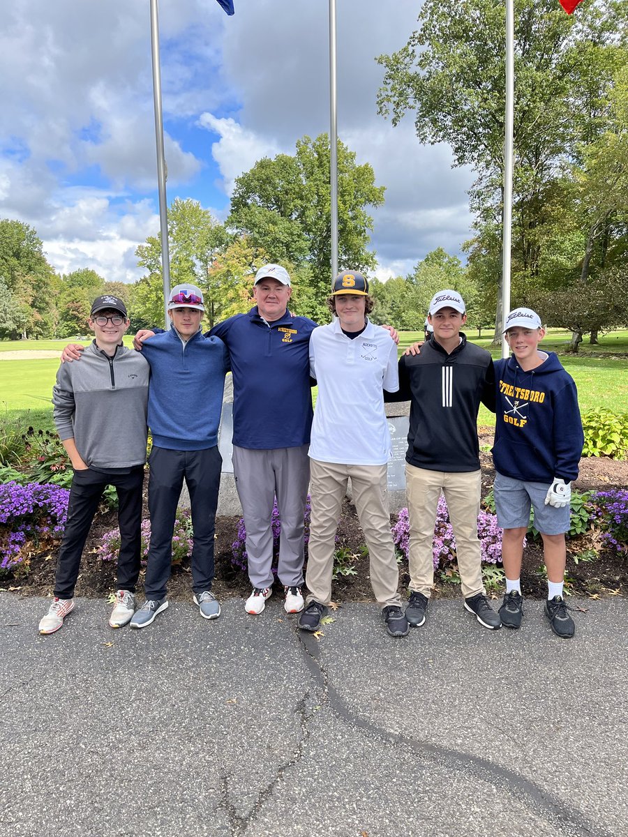 1RocketAD1's tweet photo. Streetsboro Rockets - 1st golf team to qualify for district!  2nd place finish.  Both Josh Williams and Noah Newman shot 85’s. https://t.co/7jdGYilGj5