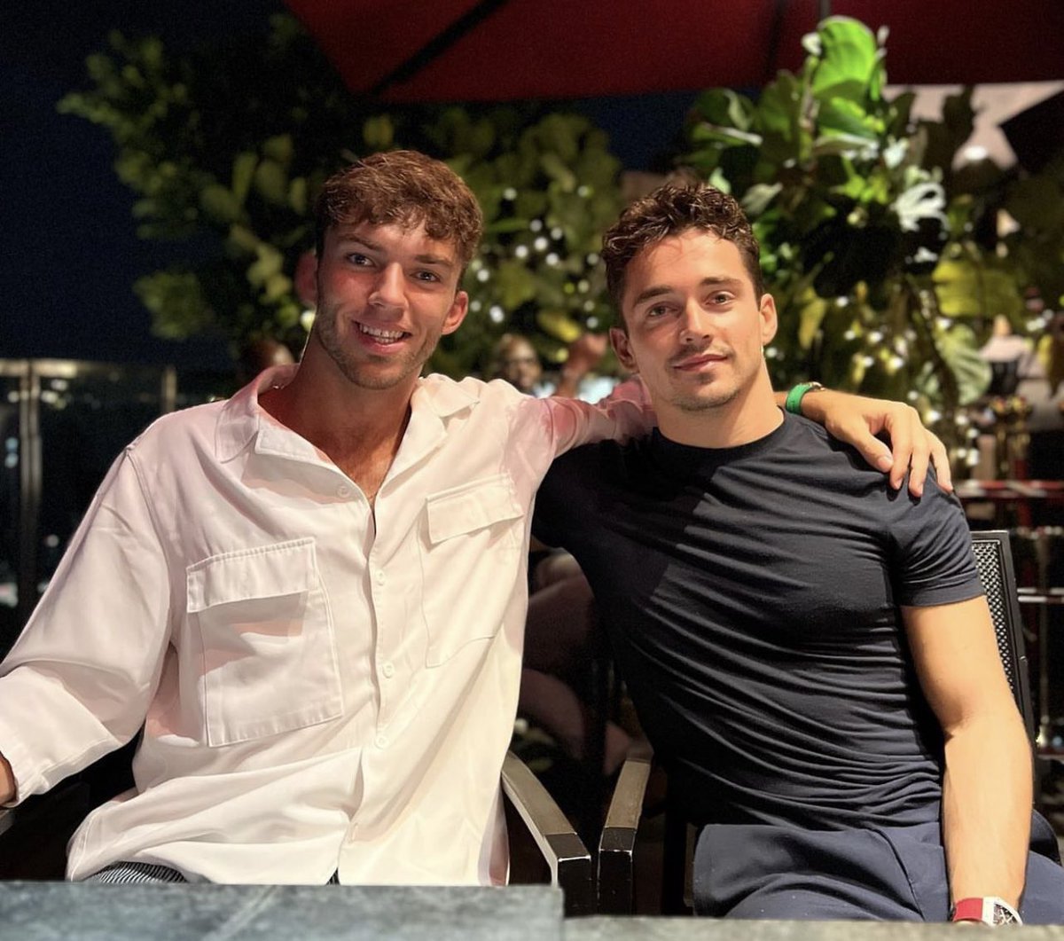 leclercgasIy's tweet photo. pierre gasly and charles leclerc through the years ❤️‍🩹 https://t.co/yjIqeZphz9