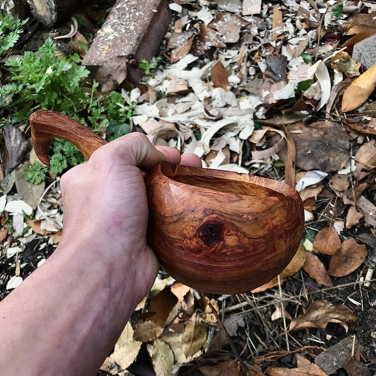 This cup hand carved from damson wood (one of my favourites!) is a great size for large coffees, a bit of soup or stew, or a stout beer 🍻 
The colour in this wood is really something else 😍
Available at: carveryn.com/shop 
#handmadehour #handmade #shopindie #shopearly