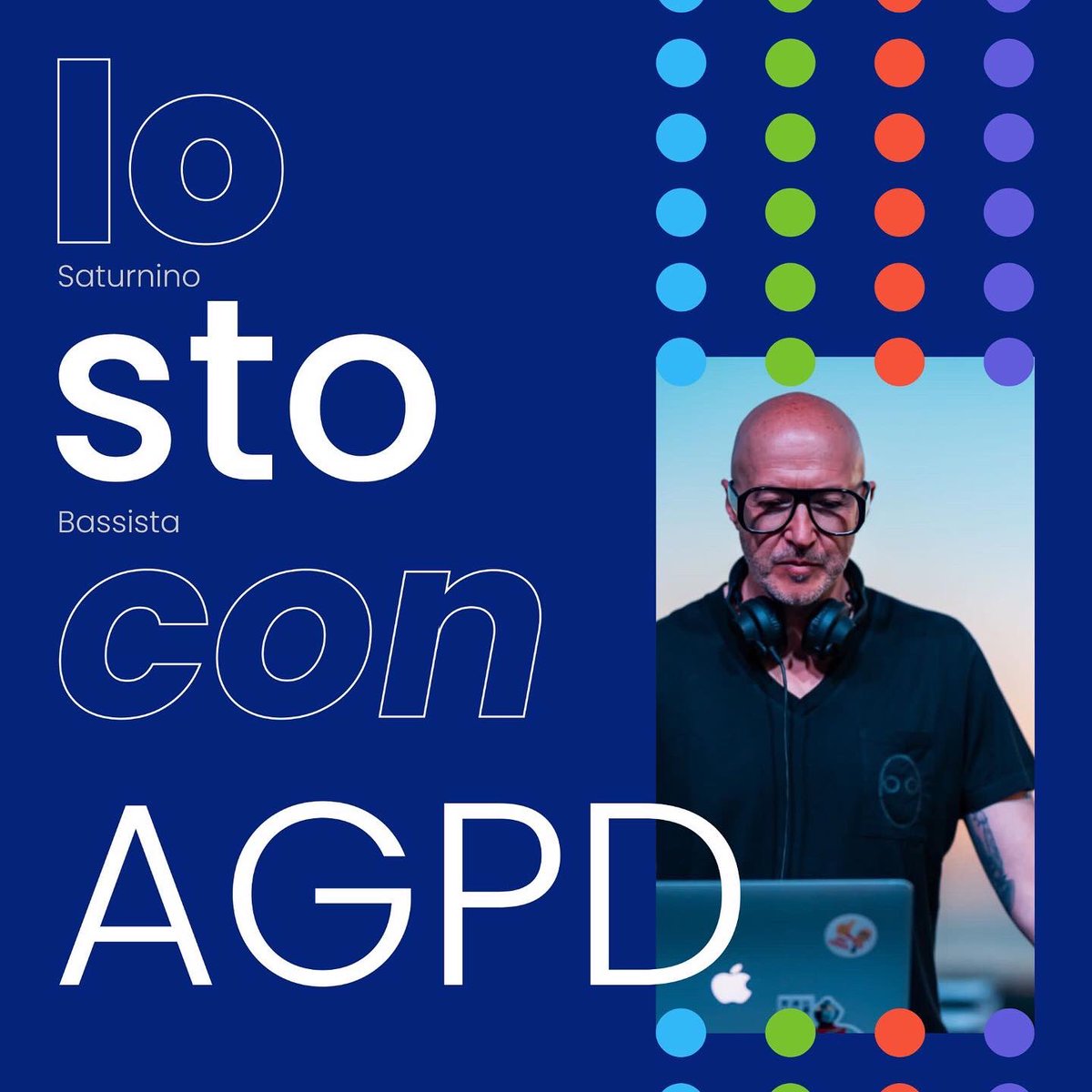 AgpdOnlus's tweet photo. Saturnino è al fianco di AGPD. Il 10 ottobre 2022 alle 19:30 presso la Sala Parterre di Palazzo Mezzanotte a Milano celebreremo i primi 40 anni di attività. Partecipa e festeggia con noi, sarà presente anche @Saturnino69 ! Scopri come partecipare https://t.co/JZH2r2kRLZ… https://t.co/str7mPM2mf
