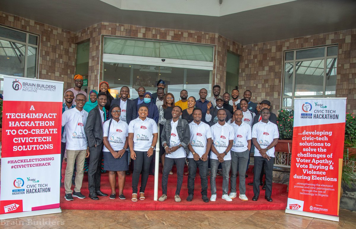 yvotenaija's tweet photo. The recently concluded #CivicTechHackathon which was geared towards fostering the marriage between Technology and the Civic space is also conforms with yet another core value of your organisation which is the fact that “You want technology to work for and not against democracy”. https://t.co/ZeSlZMLwct