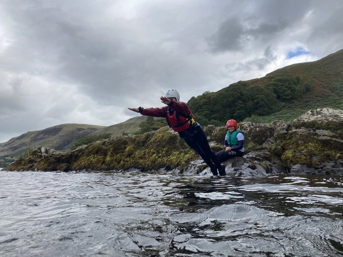 hcfehighpsport's tweet photo. Public Service and Policing students taking part in cliff jumping challenged in the @lakedistrictnpa. #trsnsforminglives #cliffjumping #lakedistrict #personaldevelopment #growthmindset #challengeyouself #LOtC https://t.co/rXqxXXCBO7