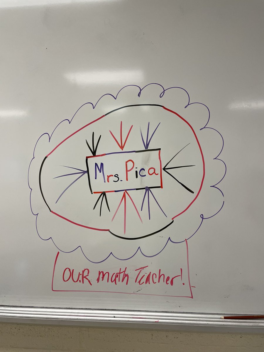 ChristiePica's tweet photo. When you are wondering if they know how much you care and then you get a sign ❤️ #studentsfirstalways #relationshipsmatter https://t.co/LJBCE1kkwU