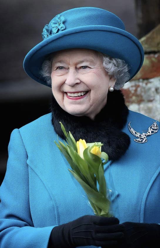 Queen Elizabeth II leaving church on Christmas morning in 2012. 

#TheQueen #QueenElizabeth