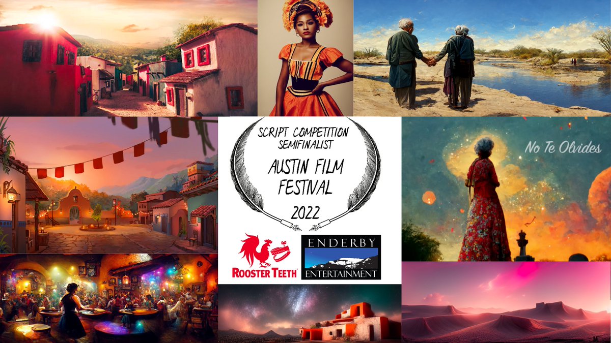 NerrisNassiri's tweet photo. Welp, despite the chaos, I'm still going to celebrate.
NO TE OLVIDES is indeed a #semifinalist for #AFF29!
This story is by far the most personal piece I've written, and it warms my heart to see it get some love.
Here's a peek at the deck I'm developing: https://t.co/NUsahLMFKY