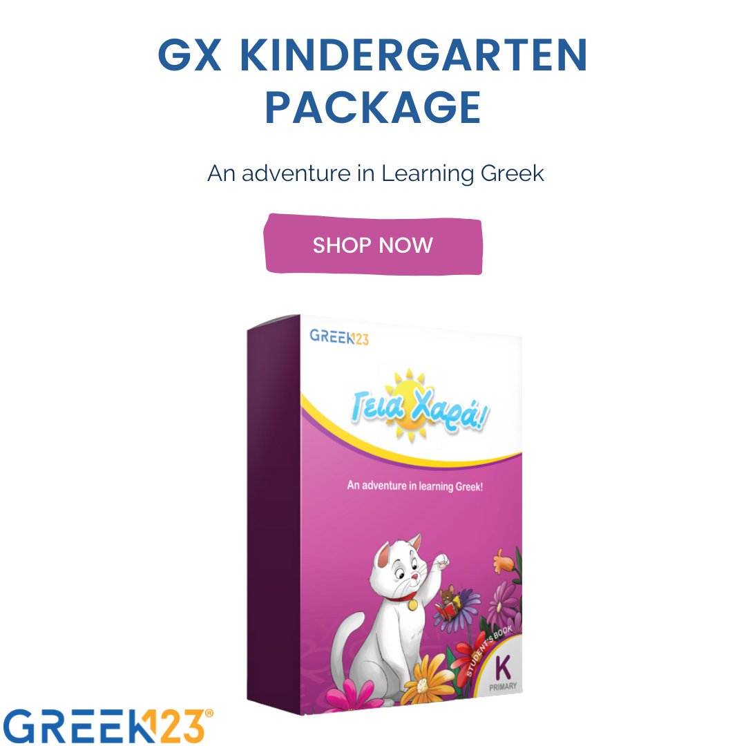 Greek123_'s tweet photo. The easiest way to teach your child the Greek alphabet and introduce their first words!

Begin your Greek learning journey with our GX Kindergarten package!

Find it here: https://t.co/XUpTyCvPxy 

#greek #learngreek #greek123 #greeklearning #greeklanguagelearning #bilingual https://t.co/Z3g6TH7jeZ