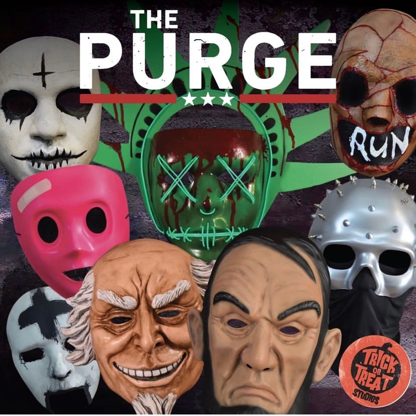 TrickorTreat831's tweet photo. Shop now and be ready for all your Halloween events! 🎃
The Purge Franchise is a costume favorite - order yours today!
🛒 https://t.co/pvIxanjr7t
#trickortreatstudios #thepurge #purge #halloween #halloweencostume #mask #halloweenmask #lightupmask https://t.co/RkkC15Yq0X