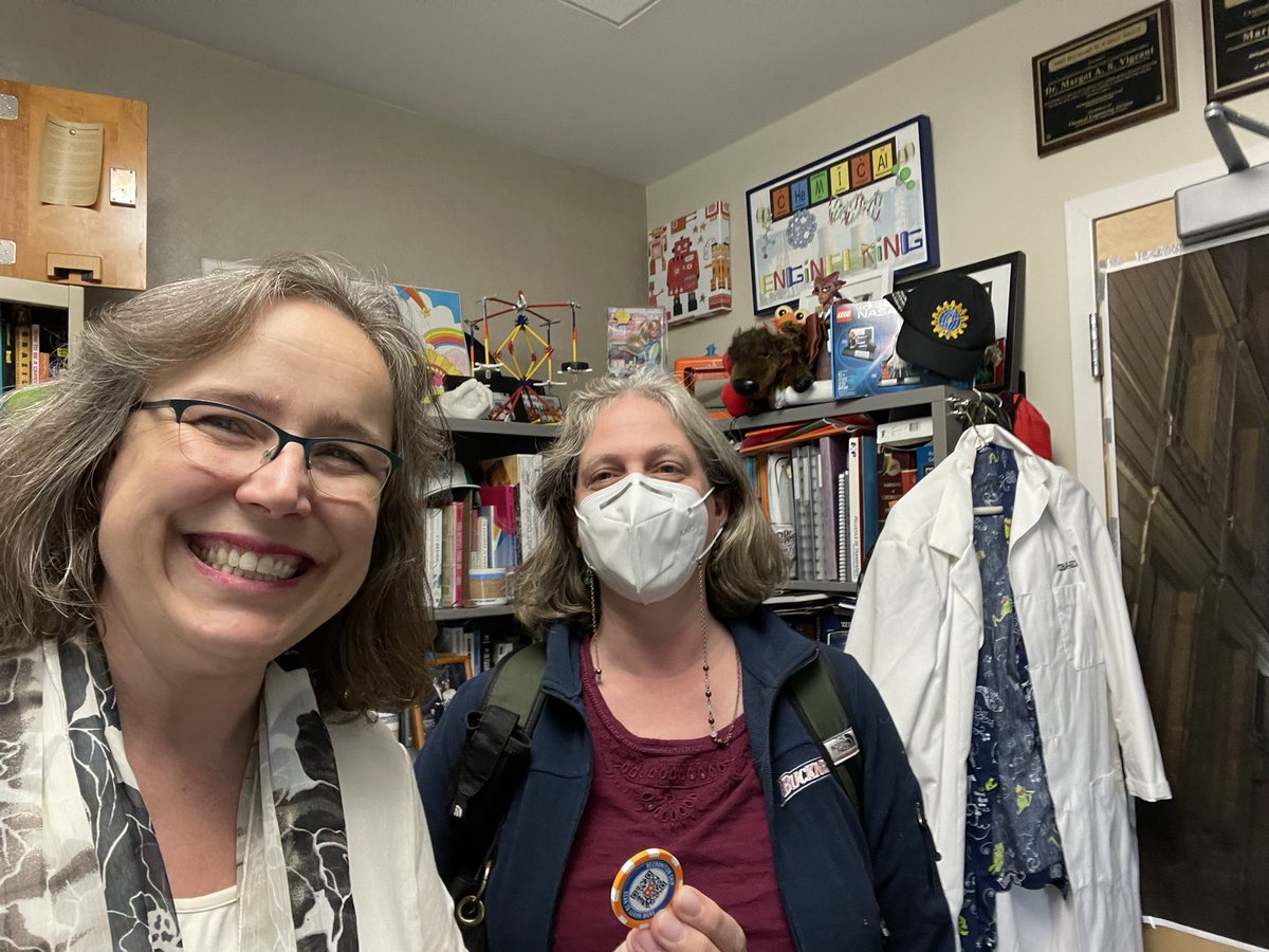 Margot “ChemE Mom” Vigeant (@profvigeant) on Twitter photo This is fun! Leah Wittie stopped by to give me a <a href="/BU_ENGR/">Bucknell Engineering</a> “recognition chip” to thank me for being the person who introduced her to grading rubrics (redacted) years ago! Thanks! This is fun! Leah Wittie stopped by to give me a <a href="/BU_ENGR/">Bucknell Engineering</a> “recognition chip” to thank me for being the person who introduced her to grading rubrics (redacted) years ago! Thanks!