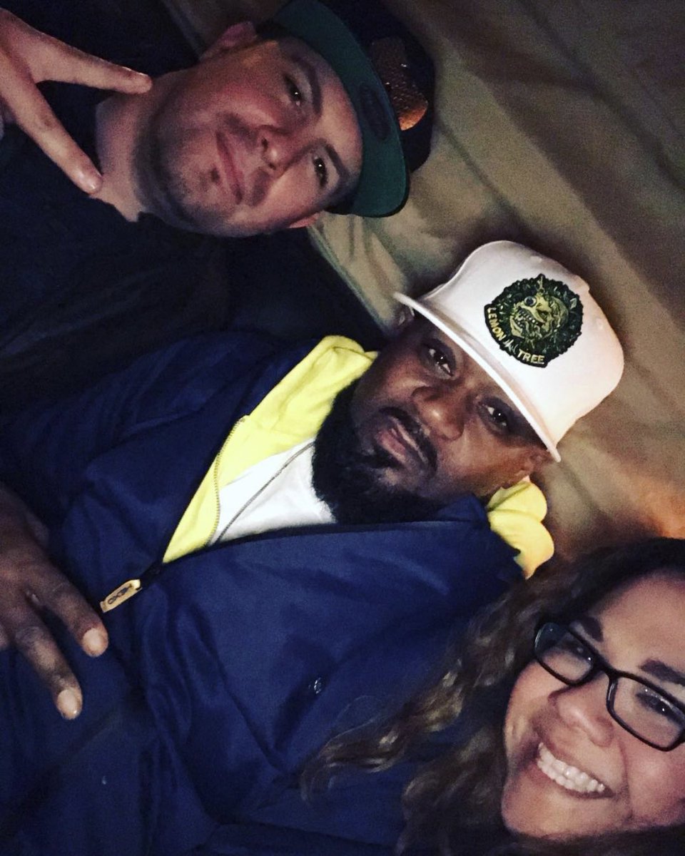 bigwyno's tweet photo. Catch me and @LeeGoddess front row this Saturday in Oakland with @WuTangClan @BustaRhymes and #NAS - #bigwyno #leegoddess #ghostfacekillah #tourbuslife #lfg #wutang https://t.co/ajUXLCcE76