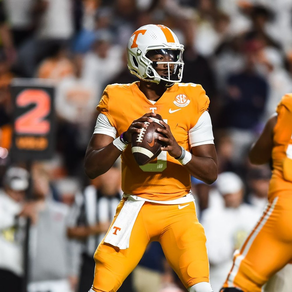 HardRockBet's tweet photo. This is the first time Tennessee has started the season 4-0 while beating 2 ranked opponents since 1998. 

The year the Vols went undefeated and won the national championship 🤯 #GBO 🍊 https://t.co/GgkHajP7Ll