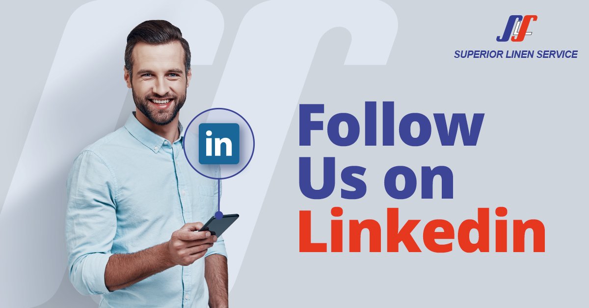 Stay in touch with Superior Linen on every corner of the internet! #FollowUs on LinkedIn. linkedin.com/company/superi…