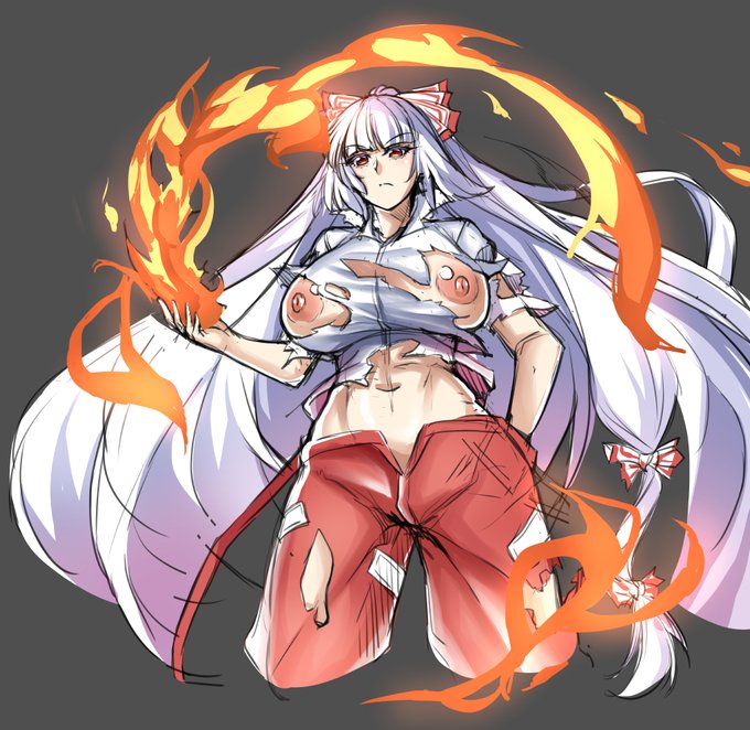 最近取り掛かってた作業が一段落したので妹紅rkgkしたよ('ω') 