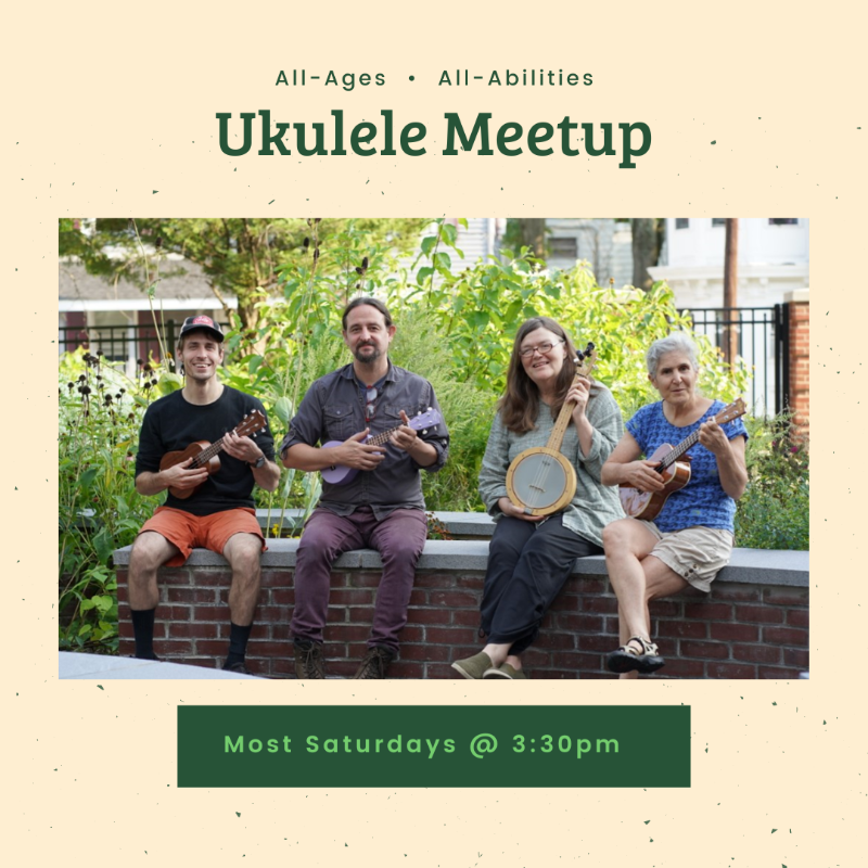 knglibrary_ny's tweet photo. We’ve got a weekly all-ages all-abilities ukulele meetup!

Stop in most Saturday afternoons (all but the 29th in Oct) to learn a new tune, get a little help from your fellow ukulele players, jam together, &amp; have a great time.

Don’t have a uke of your own? Check out one of ours! https://t.co/PHVmW8AVrS