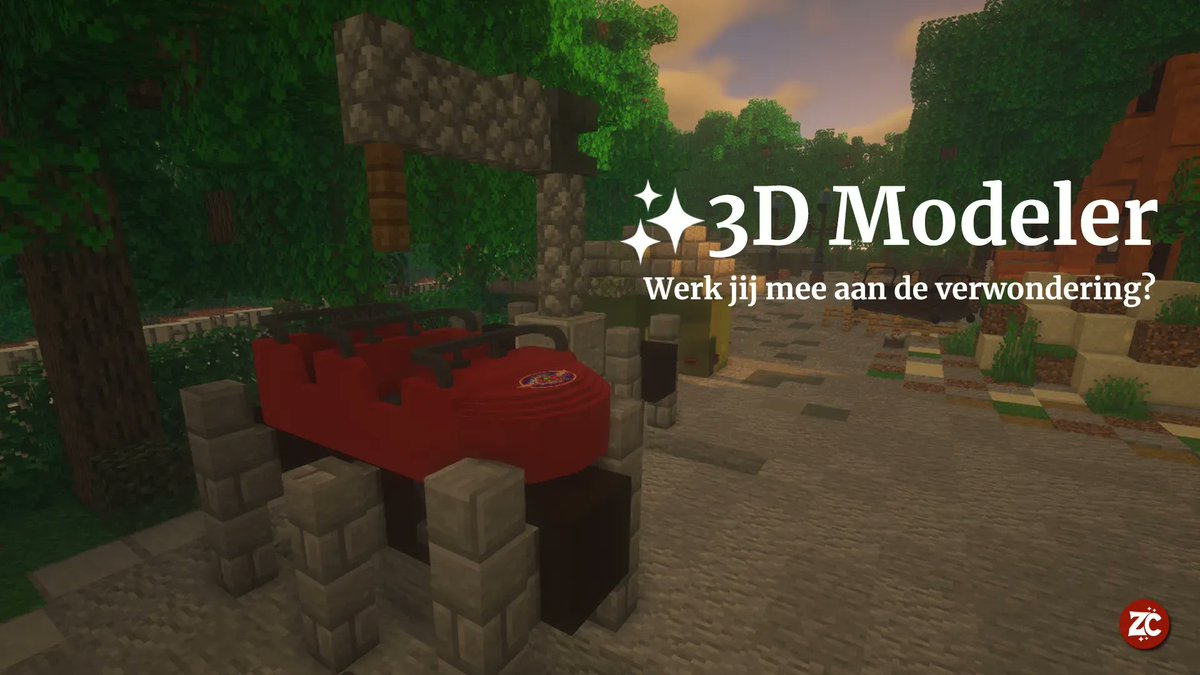 Wij zijn op zoeken een 3D Modeler! 💻 Denk jij dat je deze functie kunt vervullen? Solliciteer dan direct! zintuigencraft.nl/over-zintuigen…