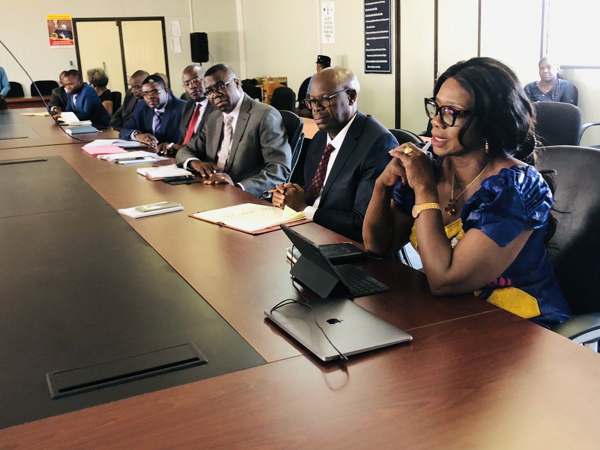 Minister of Health @SylviaTMasebo has commended the World Bank for their continued support to the Health Sector. Speaking when World Bank Country Manager Mr. Sahr John Kpundeh & team paid a courtesy call on the Minister