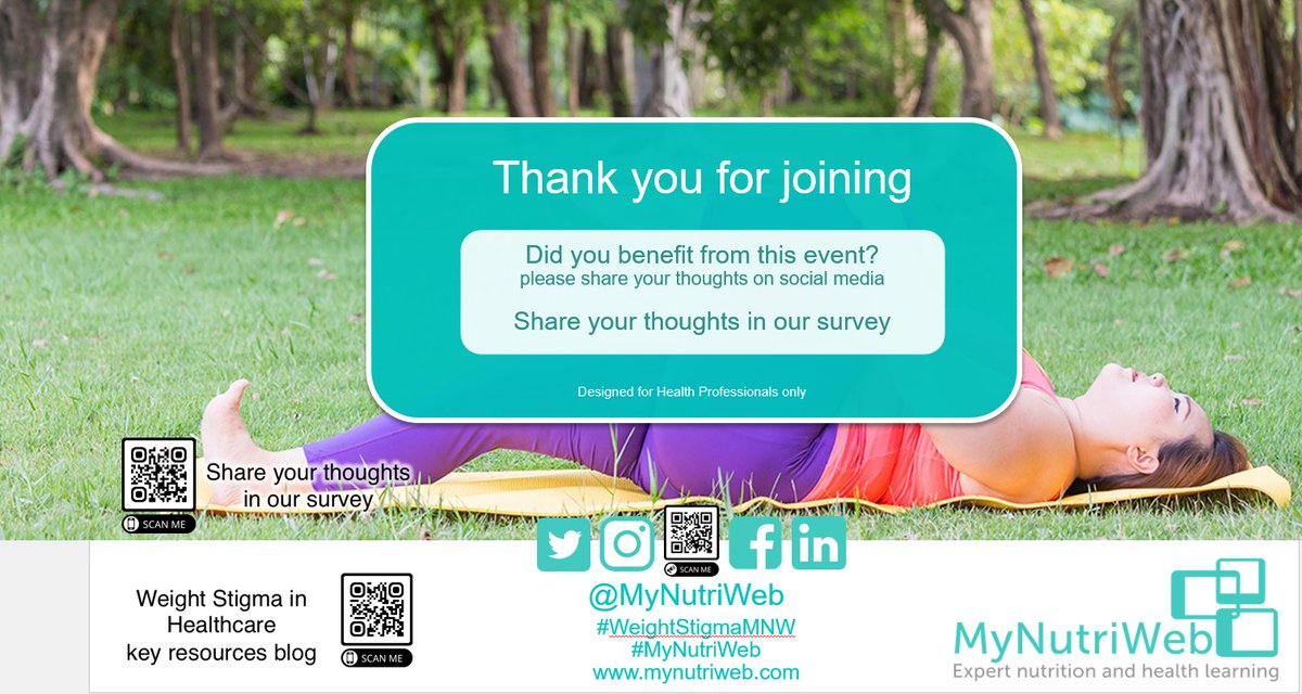 MyNutriWeb's tweet photo. Thank you for joining #MNWWeightStigma - please do share your thoughts after this important talk
Such passionate speakers tonight @BrownAdey @profpaulgately @DrAMeadows @nutriri - so much to learn from everyone
Huge thanks to our amazing chair @GilesYeo https://t.co/LLyw3WUSWX