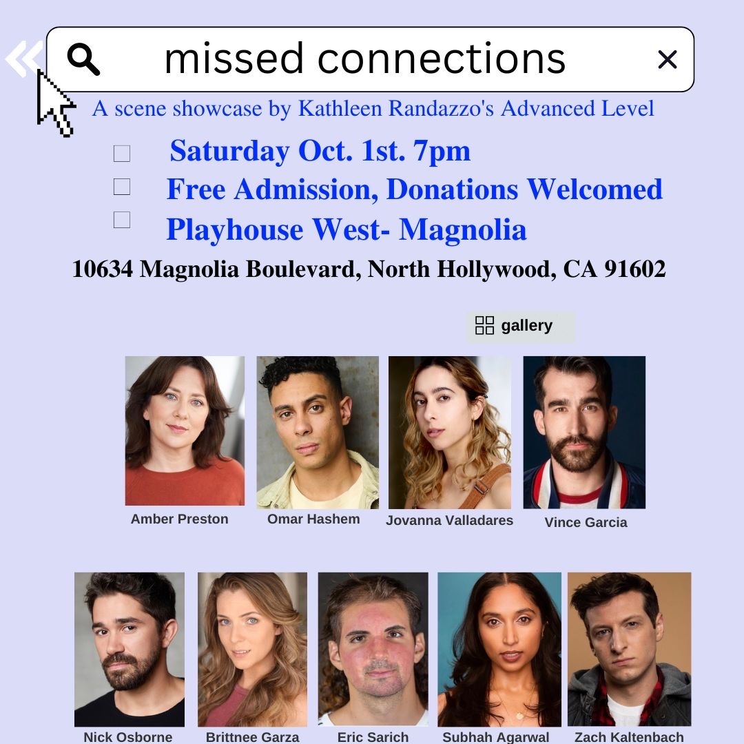PlayhouseWest's tweet photo. Join us for an evening of scenes this Saturday, October 1st at 7pm! We would love to see you there ๐
#PlayhouseWest #SceneNight #acting #actor #actress #MeisnerTechnique #Meisner #TopActingSchool #ActingTraining #SanfordMeisner #community #ActingClass #educate #LosAngeles #fun https://t.co/fb2zYV2Rd1