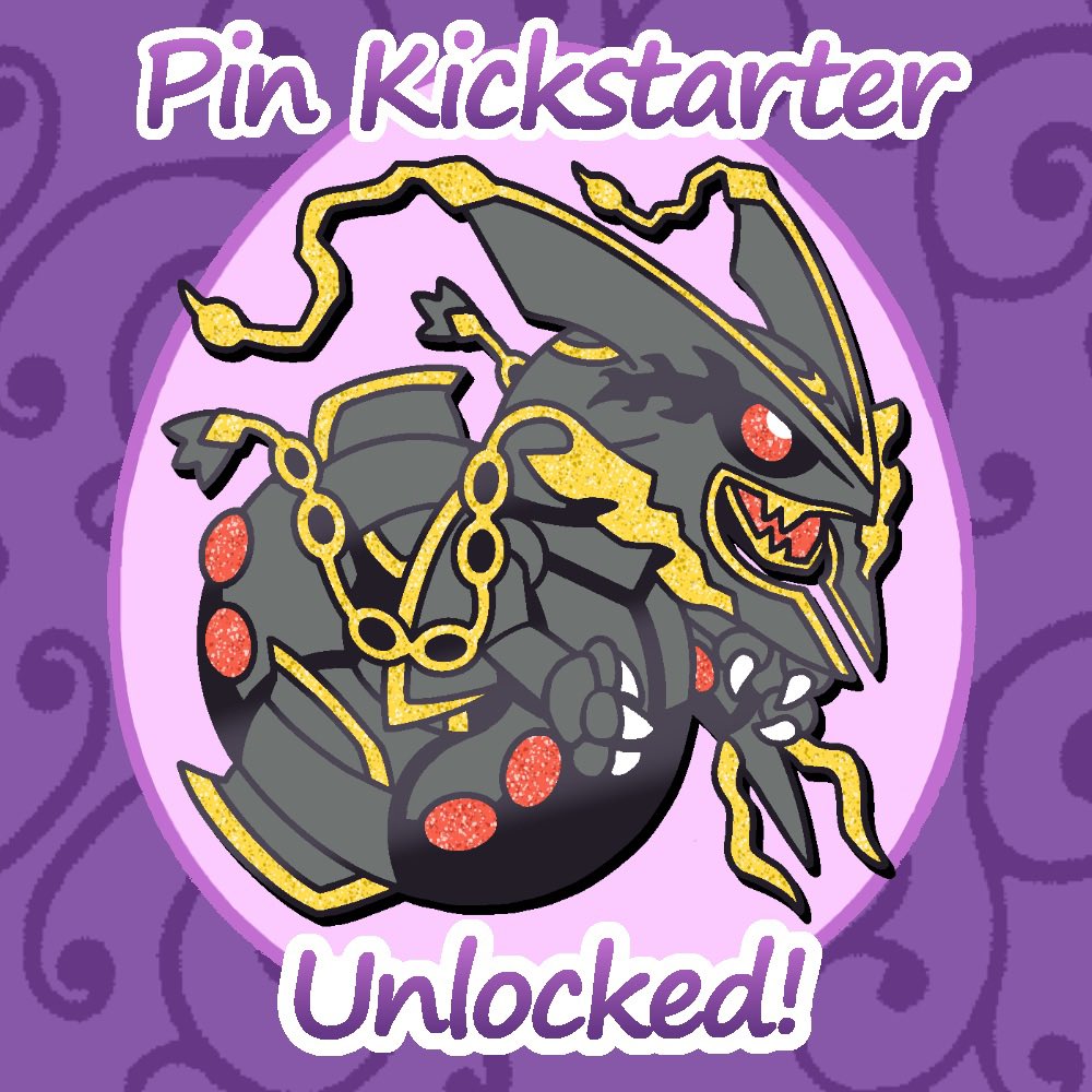 Mega Shiny Rayquaza Pin