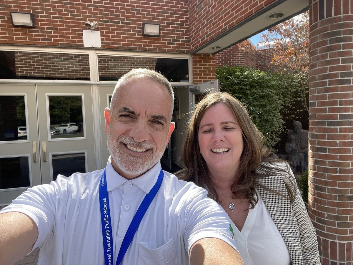 So excited to receive Village School Principal Trish Barrett on her 1st official day in the district, please join me in offering Mrs. Barrett best wishes and the warmest of Holmdel welcomes! <a href="/HolmdelSchool/">Holmdel Village Elementary School</a>