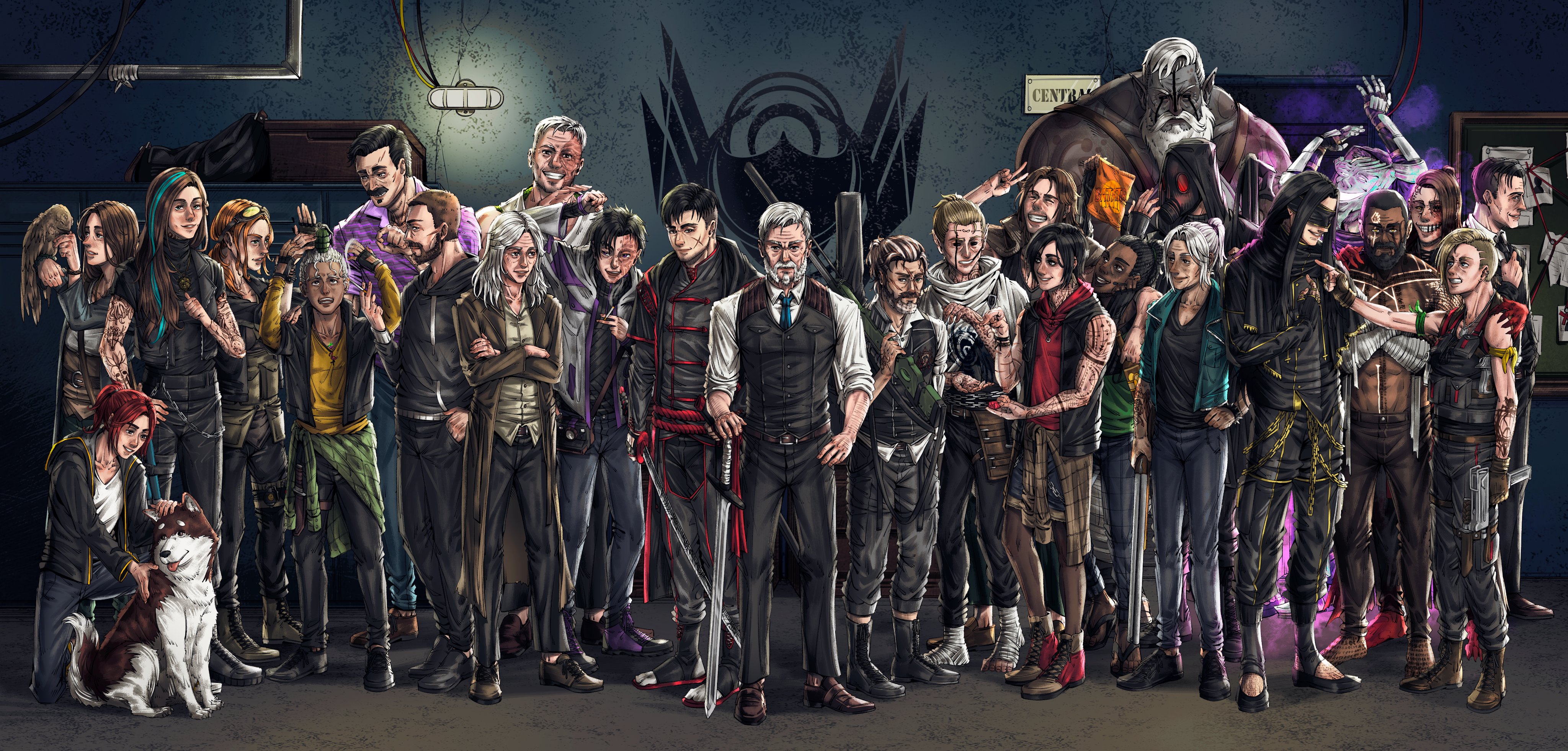 Arte dos personagens de Ordem Paranormal RPG