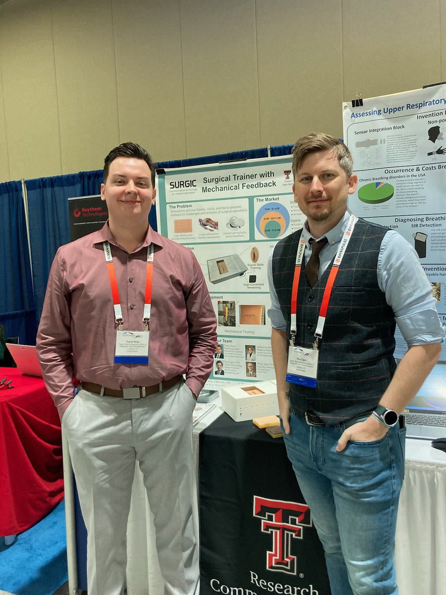 SurgicLLC's tweet photo. Having a great time with lots of visitors to the Surgic poster and demo booth here at techConnect with #TexasTech! https://t.co/6srm4lRjPR